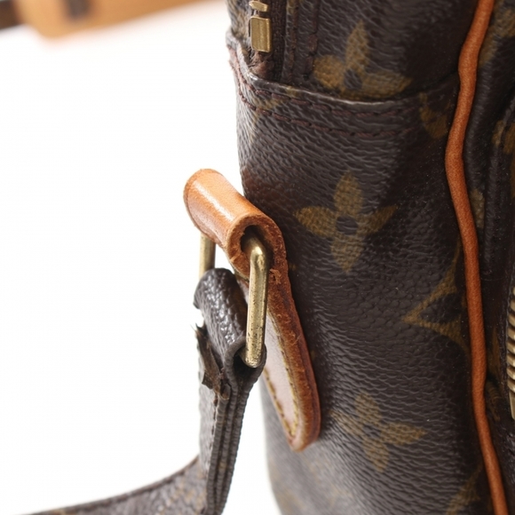 Louis Vuitton Monogram Shoulder Bag Leather Brown - Picture 7 of 7